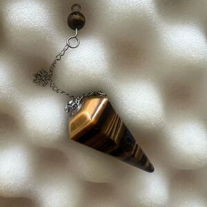 Tiger Eye pendulum